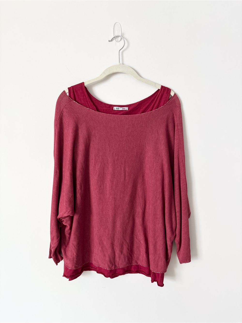 Made In Italy Double Layer Long Sleeved Shirt